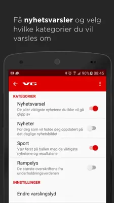 VG android App screenshot 6